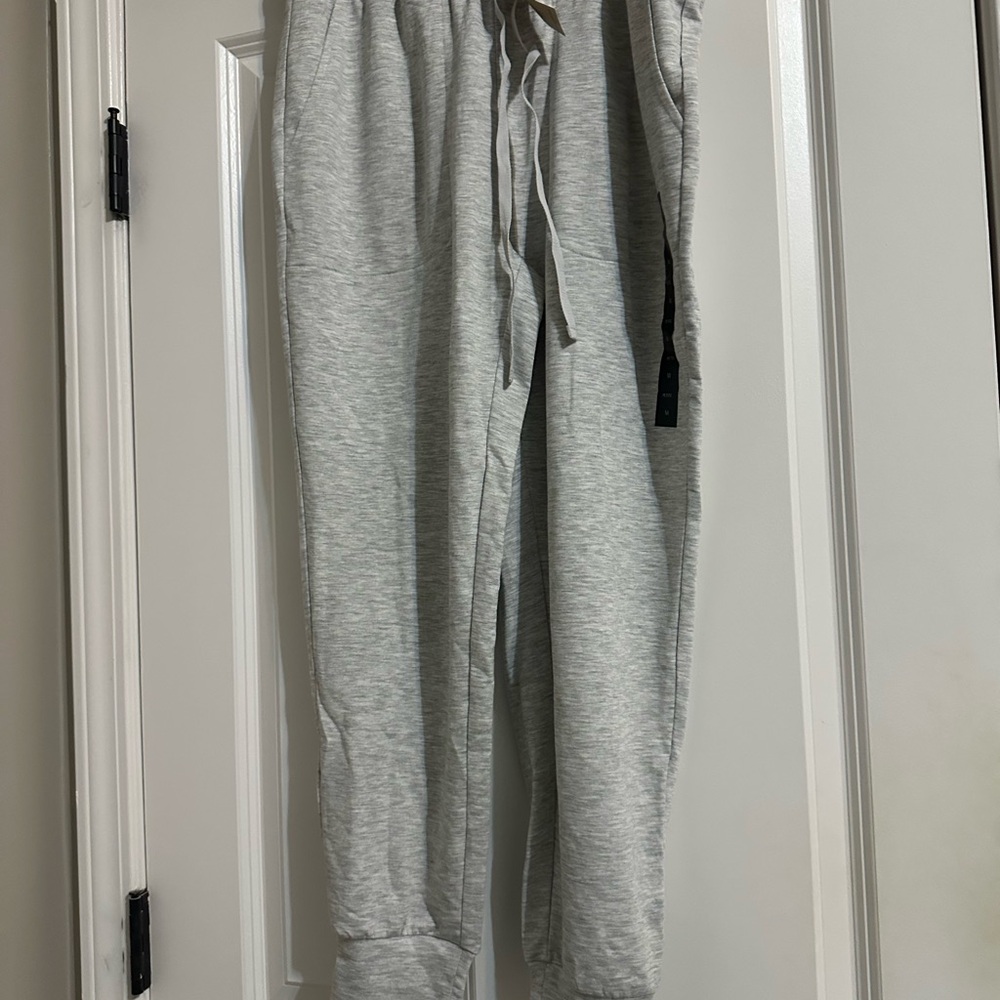 Banana Republic Gray Track Pants with Elastic Waistband